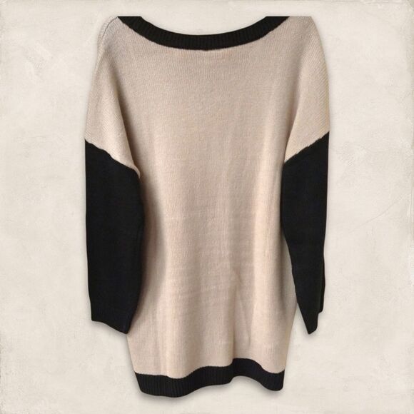 Torrid New  Blush Pink Color  Block Sweater. - Picture 12 of 14
